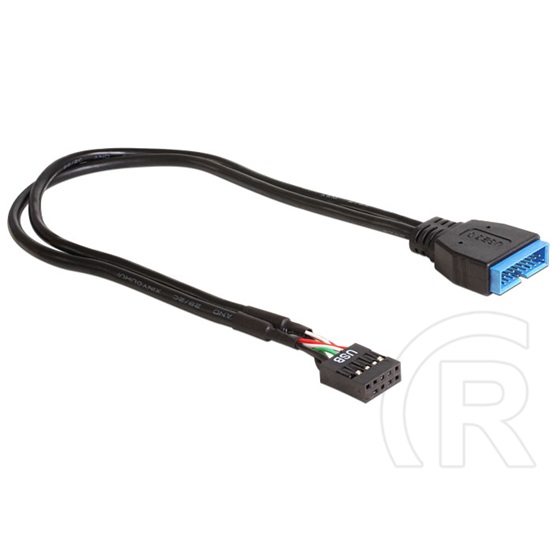 Delock alaplapi USB kivezetés átalakító USB 2.0 (F) - USB 3.0 (M) 0,3m