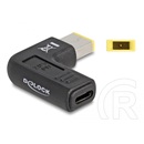Delock átalakító (USB Type-C hüvely > Lenovo 11,0 x 4,5 mm dugó, 90°, PD 20 V/3 A, fekete)