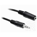 Delock audio kábel sztereo jack 3.5 mm apa / anya 3 m