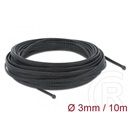 Delock fonott kábelharisnya 10m (1-6mm, fekete)
