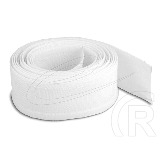 Delock fonott kábelharisnya tépőzárral (5 m x 19 mm, fehér)