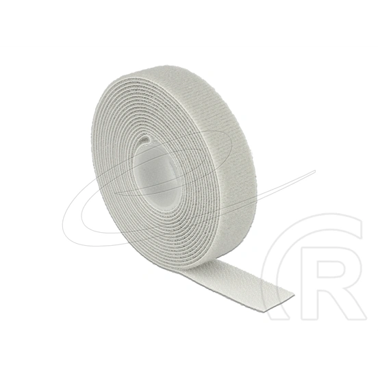 Delock hurkolható rögzítők (3 m x 20 mm, tekercs, újrahasználható, szürke)