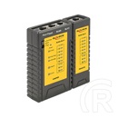 Delock kábelteszter RJ45 / RJ12 + portkereső