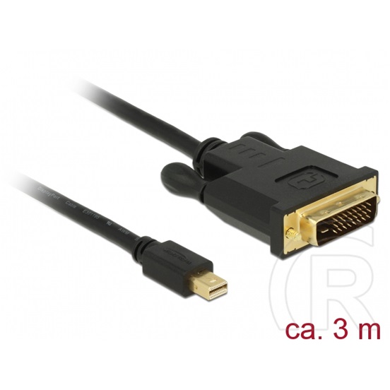 Delock mini DisplayPort 1.1 - DVI kábel 3 m