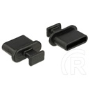 Delock porvédő fogantyúval USB Type-C kimenethez (10db, fekete)