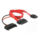 Delock slim SATA (F) > SATA 7 pin + SATA 15 pin 5 V (30 cm)