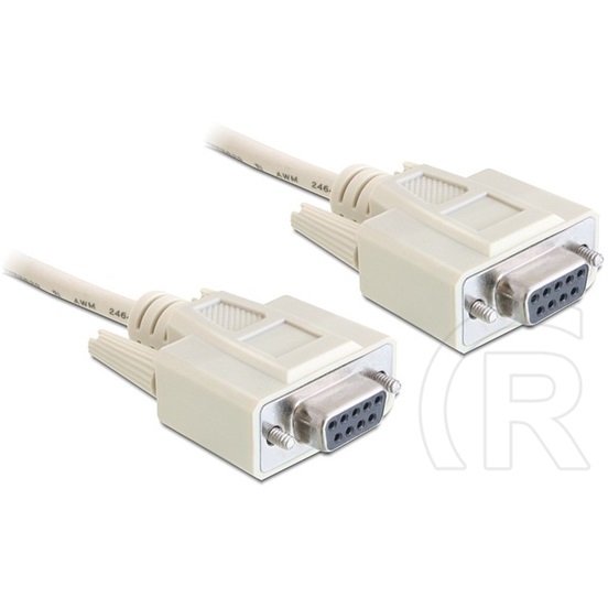 Delock soros link (null modem) kábel (9 pin F/F, 3 m)