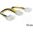 Delock tápkábel PCI Express VGA kártyához (2 x Molex / 1 x 8 pin)