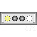 Delock tápkábel adapter CPU-hoz (1 x Molex / 1 x 4 pin) 15 cm