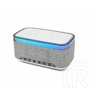 Denver CRQ-225 rádiós ébresztőóra (Bluetooth, vezeték nélküli töltés 15 W, szürke)