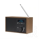 Denver DAB-46DGR rádiós ébresztőóra (DAB+, FM, LCD, 2W RMS, hálózati/4x AA, sötétszürke)