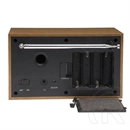 Denver DAB-46DGR rádiós ébresztőóra (DAB+, FM, LCD, 2W RMS, hálózati/4x AA, sötétszürke)