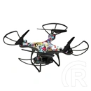 Denver DCH-350 drón (720p kamera, 22 perc, 1600 mAh, 27x27 cm, magasságtartó, 30 m hatótáv, microSD, propellervédő, több