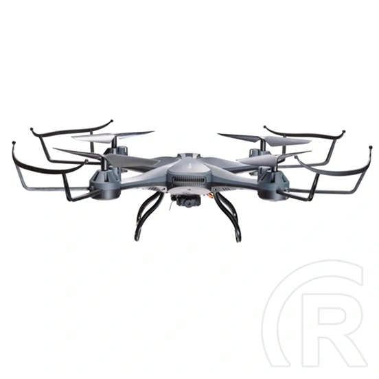 Denver DCW-362 drón (szürke, 6-7 perc üzemidő, 70-80 m hatótáv, 0,3 MP 640×480 30 fps, 380 mAh akkumulátor, Wi-Fi)
