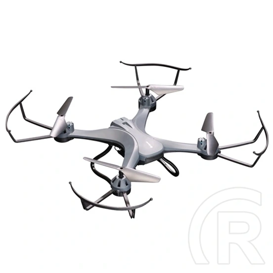 Denver DCW-362 drón (szürke, 6-7 perc üzemidő, 70-80 m hatótáv, 0,3 MP 640×480 30 fps, 380 mAh akkumulátor, Wi-Fi)