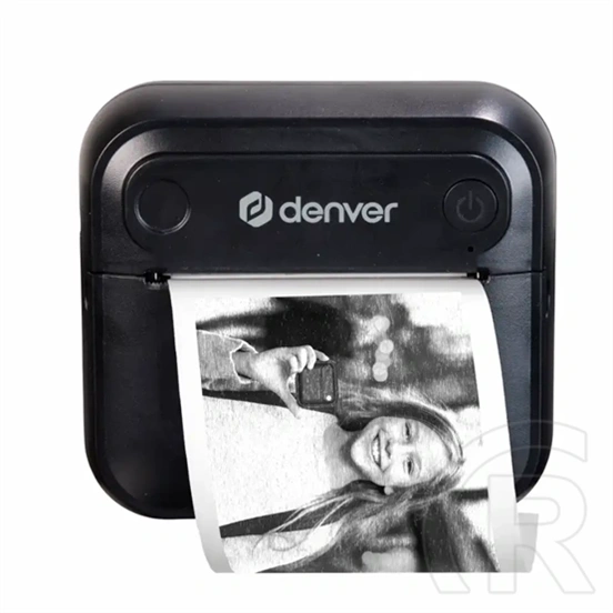 Denver MBP-32B hőnyomtató (hőpapír/hőmatrica, Bluetooth 5.0, USB-C, 1200 mAh akkumulátor, Walkprint kompatibilis)