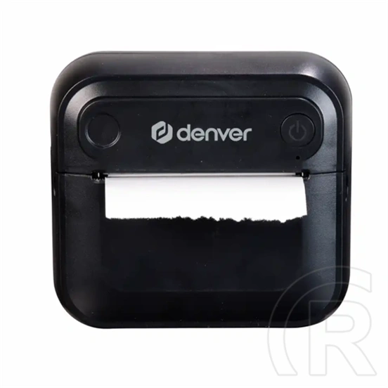 Denver MBP-32B hőnyomtató (hőpapír/hőmatrica, Bluetooth 5.0, USB-C, 1200 mAh akkumulátor, Walkprint kompatibilis)