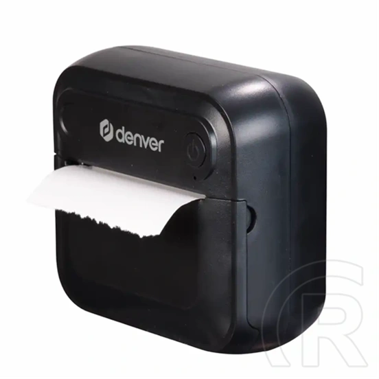 Denver MBP-32B hőnyomtató (hőpapír/hőmatrica, Bluetooth 5.0, USB-C, 1200 mAh akkumulátor, Walkprint kompatibilis)
