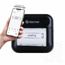 Denver MBP-32B hőnyomtató (hőpapír/hőmatrica, Bluetooth 5.0, USB-C, 1200 mAh akkumulátor, Walkprint kompatibilis)