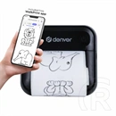 Denver MBP-32B hőnyomtató (hőpapír/hőmatrica, Bluetooth 5.0, USB-C, 1200 mAh akkumulátor, Walkprint kompatibilis)