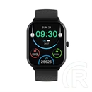 Denver SWC-187B okosóra (2,04" AMOLED, Bluetooth 5.3, hanghívás, pulzus, SpO2, 100+ sportmód, IP67, 280 mAh, fekete)