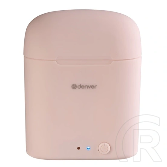 Denver TWE-46 Rose bluetooth fülhallgató sztereó (v5.0, TWS, beépített mikrofon, IPX4 vízálló, töltőtok 400mAh, készenlé