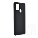 Designed for SAMSUNG Samsung Galaxy A21s (SM-A217F) szilikon telefonvédő (közepesen ütésálló) fekete