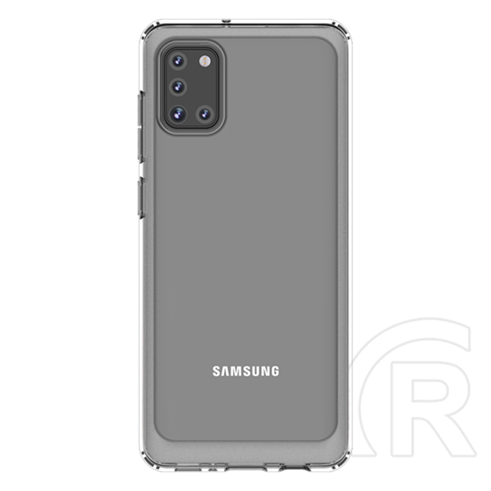 Designed for SAMSUNG Samsung Galaxy A31 (SM-A315F) szilikon telefonvédő (közepesen ütésálló) átlátszó
