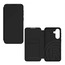 Designed for Samsung A57 5G tok álló (flip, oldalra nyíló, kártyazseb) fekete