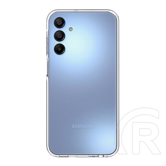 Designed for Samsung Galaxy A15 5G (SM-A156) szilikon telefonvédő (ütésállóság, légpárnás sarok) átlátszó