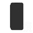 Designed for Samsung Galaxy A15 5G (SM-A156) tok álló (aktív flip, oldalra nyíló, kártyazseb) fekete
