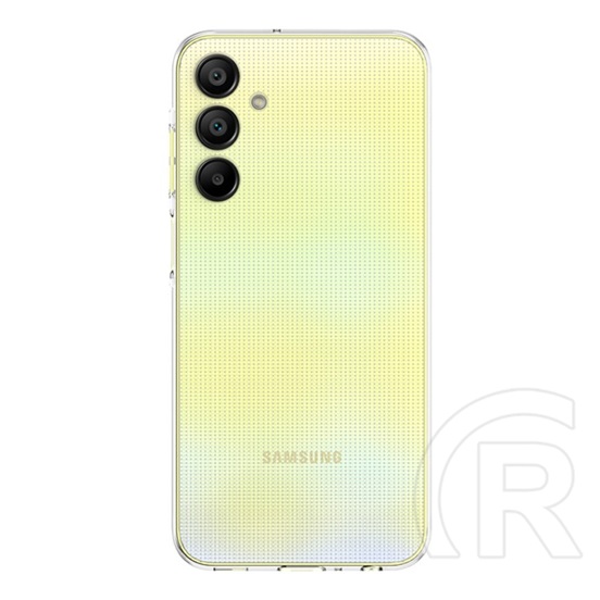 Designed for Samsung Galaxy A25 5G (SM-A256) szilikon telefonvédő (ütésállóság, légpárnás sarok) átlátszó