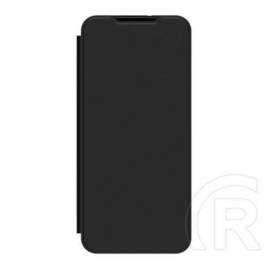 Designed for Samsung Galaxy A34 5G (SM-A346) tok álló (aktív flip, oldalra nyíló, kártyazseb) fekete
