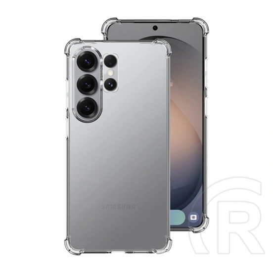 Designed for Samsung S26 Ultra műanyag telefonvédő (ütésállóság, légpárnás sarok) átlátszó