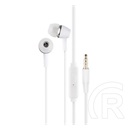 Designed for Samsung fülhallgató sztereo (3.5mm jack, mikrofon, felvevő gomb) fehér