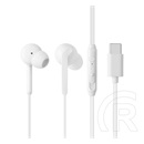 Designed for Samsung fülhallgató sztereo (type-c, mikrofon, felvevő gomb) fehér
