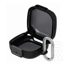 Designed for Samsung műanyag tok (ütésállóság, wireless, karabíner) fekete Samsung galaxy buds 4/4 pro