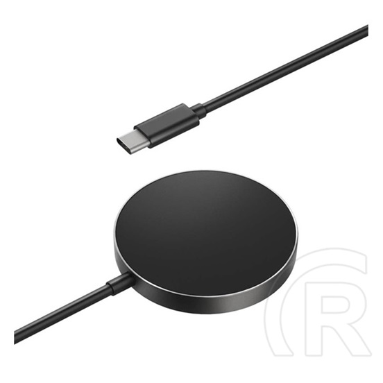 Designed for Samsung töltő (type-c, 15w, wireless, magsafe) fekete