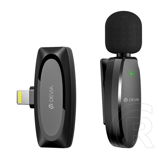 Devia Apple IPAD  kintone bluetooth mikrofon (lightning, lavalier csíptethető) fekete