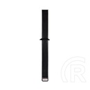 Devia Apple Watch Series 1 42mm elegant pótszíj (egyedi méret, nagy, fém, milánói szíj, mágneses) fekete