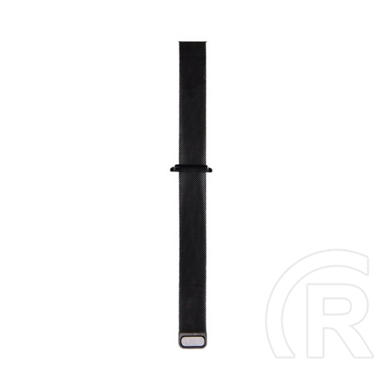 Devia Apple Watch Series 1 42mm elegant pótszíj (egyedi méret, nagy, fém, milánói szíj, mágneses) fekete