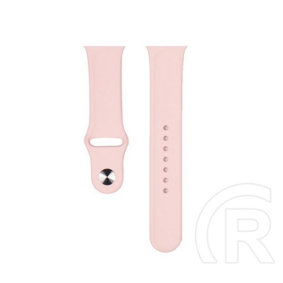 Devia Apple Watch Series 5 40mm deluxe sport pótszíj (egyedi méret, kicsi, szilikon, állítható) rózsaszín