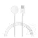 Devia Apple Watch Series 5 44mm kintone töltőkábel usb (wireless, mágneses, gyorstöltő, 100cm, apple watch töltő) fehér