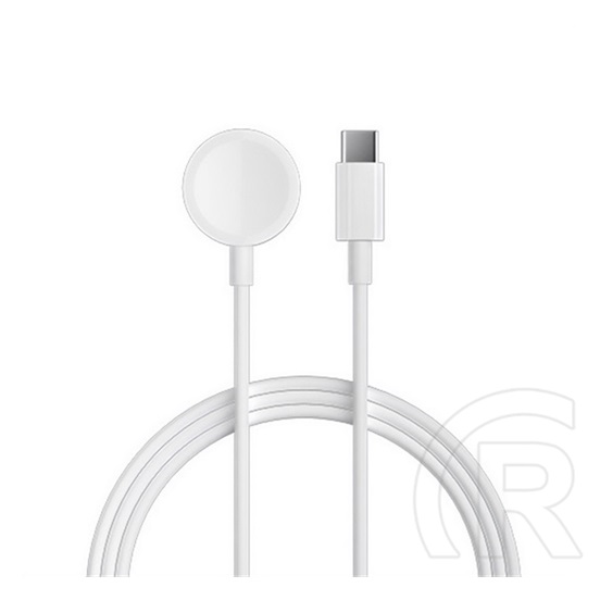 Devia Apple Watch Series 5 kintone töltőkábel type-c (wireless, mágneses, gyorstöltő, 100cm, apple watch töltő) fehér
