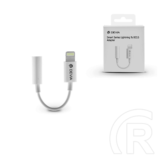 Devia Devia Smart Lightning - 3.5 jack adapter (fehér)