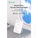 Devia Extreme Speed Magnetic PD powerbank 10000mah li-polimer (Type-C, Lightning, 22,5W PD, MagSafe, állvány, szürke)