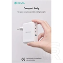 Devia Extreme Speed Series RCE-10001 hálózati adapter (USB-A + 3x USB-C, PD, 100W, GaN, fehér)