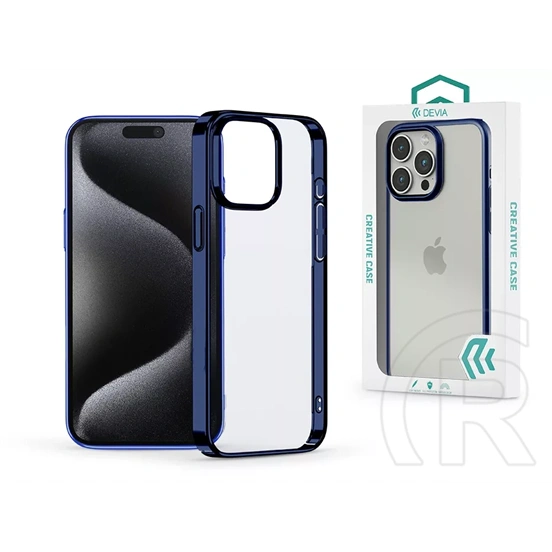 Devia Glimmer Series tok (Apple iPhone 15 Pro Max, kék)