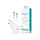 Devia Smart Series 30W GaN hálózati adapter (Type-C csatlakozó, Type-C és Lightning kábel 1 m, PD, QC, PPS támogatás, fe