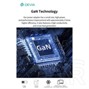 Devia Smart Series 30W GaN hálózati adapter (Type-C csatlakozó, Type-C és Lightning kábel 1 m, PD, QC, PPS támogatás, fe